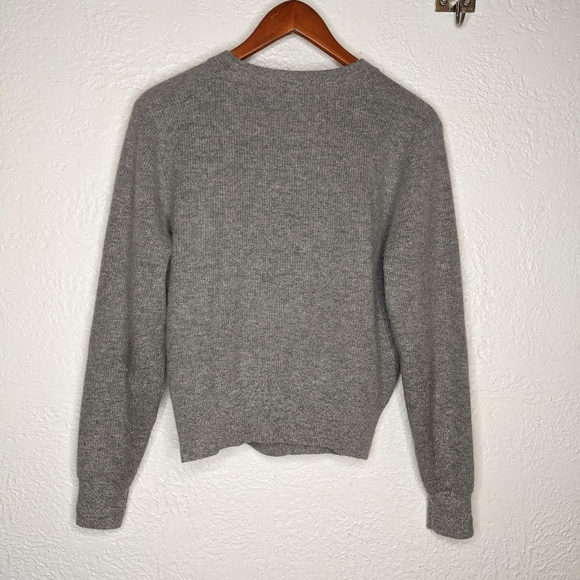 Vintage Lambswool & Angora Cardigan Grey, Robert Scott for The Talbots - Picture 8 of 9